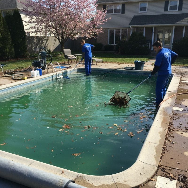 Pool Algae Removal detail